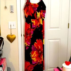 Maxi Dress with Vibrant Colors